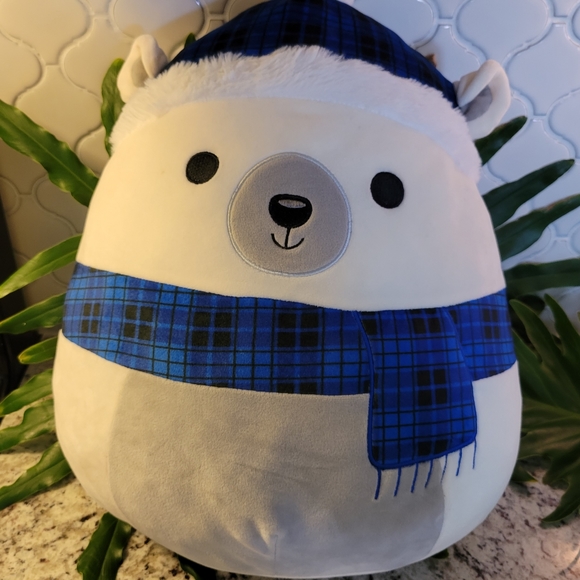 Squishmallows Other - Squishmallows 16" Brooke the Polar Bear with Scarf